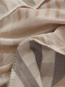 1pc Printed Hem Full Coverage Elastic Sofa Cover, Dust-Proof & Stain-Resistant, One-Piece Stretchable Sofa Protector, Living Room Home Decor, Machine Washable - milk coffee color - View 7