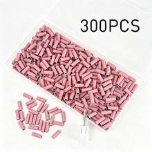 300pcs 3mm Sanding Bands For Nail Drill #180 #240 Grit Nail Sanding Bands For Nail Salon - Multicolor - View 2