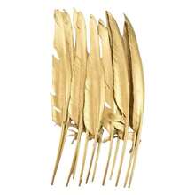 Gold Artificial Goose Feathers 10/30/50pcs, Metallic Color Feather Decor, Suitable For Party Decoration, Wedding, New Year, Holiday DIY, Angel Wings Handmade Crafts - Multicolor - View 13