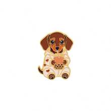 Cute Animal Enamel Pins,Dogs Giraffe Turtle Drinking Coffee Bubble Tea Lapel Pins,Metal Badge Brooch For Backpack Clothing Hat,Lovely Gift For Friends - Multicolor - View 19