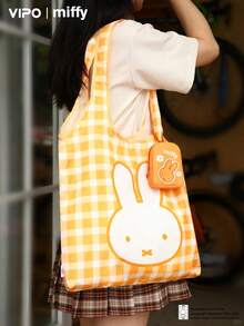 Official Authorized Miffy 2-In-1 Blind Box, Cute Mini Backpack & Foldable Tote Bag Set, Adorable Rabbit Design, Portable Shopping & Daily Storage Bag, Random 1pc, Collectible Gift - Multicolor - View 7