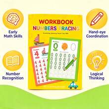 36 Pages Children's Number Tracing Practice Book, 1-100 Number Writing Practice Activity Book, Handwriting Practice Workbook For Toddlers, Preschool And Kindergarten Children, Early Childhood Math Education - Children's Number Tracing Practice Book - View 10