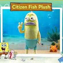 SpongeBob SquarePants 1 buah Boneka Plush Ikan Warga Bikini Bottom SquarePants, Berbagai Figur Ikan Pengamat yang Lucu, Ekspresi Unik, Cocok Sebagai Dekorasi Rumah, Boneka Koleksi, Hadiah Menyenangkan dan Lucu untuk Teman, Pilihan Koleksi Penggemar Merchandise Anime - MultiWarna - View 10