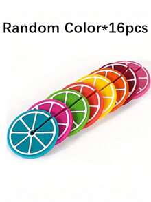8pcs/Set Silicone Glass Markers, Silicone Label Stickers Wine Glass Distinction Markers Party Wine Labels Cocktail Glass Stickers Wine Glass Fruit Beverage, Party, Bar And Table Decoration, Beverage Cup Labels, Home Glassware Identifiers. - Multicolor - View 12
