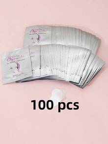 10/100pcs/Pack False Eyelash Extension Strips, Eyelash Extension Tools, Eyelash Extension Pads, Lint-Free Eye Patches, Gentle And Non-Irritating, Suitable For All Eye Shapes, Used For Eyelash Extension - White - View 8