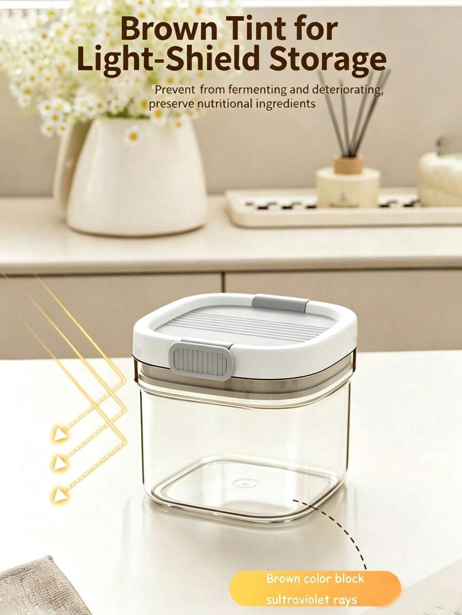 1 Transparent, Visible, Airtight Baby Storage Container, Stackable Food ...