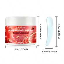 Watermelon Hair Removal Cream: Bikini Line Hair Removal For Intimate Areas, Suitable For Face, Legs, Underarms - Gentle Formula, Suitable For Home And Travel Use, 5 Minutes Gentle And Fast Hair Removal With No Residue - Cream - View 11