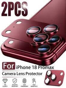 Gorilla Hero 2入 [酒紅色鏡頭保護貼] 相容 iPhone 18 Pro Max/18 Pro，全覆蓋一體式設計精準包覆鏡頭模組，強效黏膠穩固貼合且長效防移位，霧面細膩不反光，附防水防油層可減少指紋殘留，適合學生、上班族、攝影愛好者及戶外旅行使用 - 酒紅色 - 查看 10