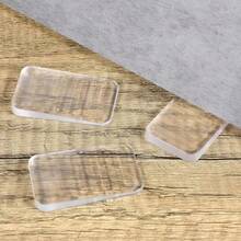 8/16pcs Transparent Furniture Leveling Pads, Non-Slip Adjustable Height Pads, Used For Unstable Table, Chair, Cabinet Legs Furniture Balancing Pads - Furniture Foot Balancing Pad - View 5