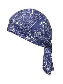 1pc Unisex Elastic Fabric Pirate Hat Cycling Sports Solid Color Headwrap Bandana, Suitable For Daily Outings, Cycling, Sports, Hiking And More - Multicolor - View 12