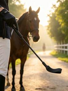 1pc Outdoor Horse Training Whip, Suitable For Beginner Horse Riding Training - Multicolor - View 6