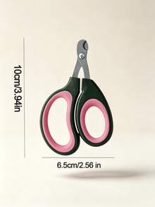 Cat & Dog Pet Accessories, Multi-Color Stainless Steel Pet Nail Clippers, Ergonomic Easy-Grip Trimming, Precise Angled Blade, Suitable For Small Pets Cats Dogs Rabbits Guinea Pigs Birds Reptiles, Home Pet Claw Care Supplies - A - View 3