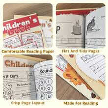 English Phonics & Handwriting Practice Notebooks, Letter Tracing, CVC Words, Word Families, Sound It Out, Alphabet Writing, CVC Word Building, Spelling, Reading & Writing Skills, Sentence Practice, Vocabulary Learning, Back To School Supplies - Learning Focus - View 5