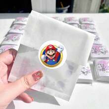 SUPER MARIO BROS. 1 set/500 buah Stiker Gulung Bulat Klasik ini memiliki beragam pola karakter yang dipilih secara acak. Potongannya rapi dan mudah digunakan. Cocok untuk dekorasi, penyegelan hadiah, dan stiker alat tulis. (Gaya Acak) - MultiWarna - View 7