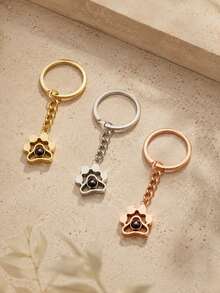 1PC Personalized Pet Projection Photo Keychain | Personalized Paw Print Projection Photo Key Chain | Customized Dog Image Keychain | Pet Photo Key Ring | Customized Pet Memorial Gift | Stainless Steel Dog Paw Projection Key Ring | Customized Pet Image Projection Keychain - Pet Memorial Gift | Suitable For Women And Men, Customized Gift For Dog Moms And Dog Dads - Custom Pet Photo Keychain - View 8