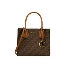 Michael Kors Mercer 印花女式單肩手提包 35S1GM9M2B 棕色 - 棕色 35S1GM9M2B BROWN - 查看 11