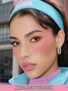 MISSLYN 2Pcs GOLDEN TAN Bronzing & Contouring Powder & DANCE WITH ME Powder Blush Set, Silky Blendable, Natural Warm Glow, Face Palette Cheek/Contour, Daily/Travel/Summer, Y2K/Soft Glam/Sun-Kissed, Blush & Bronzer Set - #11+#14 - View 2