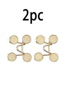 2/1pc Detachable Pants Button Multi-Function Brooch Adjustable Button Travel Vacation Cruise Essential Accessory For Women New Semester Season - Multicolor - View 10