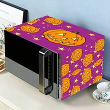 1pc Halloween Microwave Dust Cover, Home Oven Rack Dust Cover, Washable Dust Cover, Home Food Machine Dust Cover, Highly Attractive Kitchen Storage Cabinet Dust & Stain Cover - Solid Color - View 7