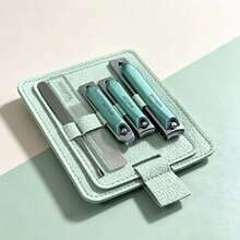 Exquisite Nail Clipper Set, Novel Complete Set Of Large, Medium And Small Nail Clippers, Suitable For Home And Travel Use, Available In Blue, Green, Beige And Purple - Multicolor - View 8