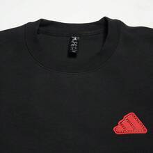 Adidas Sweatshirt Wanita Simple Nyaman Serbaguna untuk Olahraga Kasual, Kerah Bulat, Musim Semi/Musim Gugur, JZ1639 - Hitam - View 5