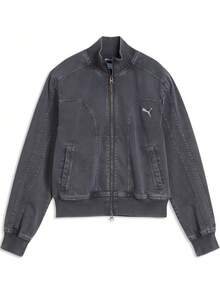 Women's FUTURE.PUMA.ARCHIVE Washed Black Woven Hoodless Jacket 63668135 - Grey - View 2