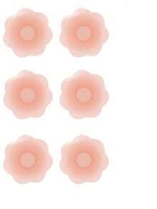 2/6/12pcs Women's Reusable Silicone Nipple Covers, Invisible Self-Adhesive Breast Pasties With Travel Storage Box - Multicolor - View 16