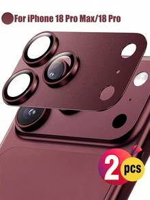 ZYONS 2pcs Camera Lens Protector For IPhone 17 Pro Max - Premium 9H Aluminum Alloy Metal Lens Protector, Strong Adhesion | Compatible With Phone Case Design | Scratch-Resistant, Fingerprint-Resistant, Dust-Resistant | Full Coverage Protector, Prevents Scratches And Impacts | High Transparency Lens Cover, Maintains Original Photo Quality | Ideal Halloween Gift For Family, Friends And Mobile Photography Enthusiasts, Cosmic Orange/Silver/Blue 3 Colors Available - Multicolor - View 19