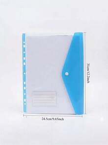 5/10pcs A4 Thickened PP Loose-Leaf Binder Pockets, 11-Hole Punched, Suitable For Loose-Leaf Documents, Color-Coded, Suitable For School, Office, Travel And Home Storage, Each Pocket Can Hold 200 Sheets Of Paper - Multicolor - View 5