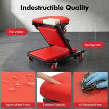 HOHOBLA 40in 2-In-1 Mechanic Creeper 450lbs, Mechanic Stool - Default - View 7