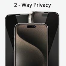 3 قطع واقي شاشة زجاجي مقسى للخصوصية 18 Pro Max، متوافق مع iPhone 17 Pro Max/17 17 Pro/17 Air/16 Pro Max/16/16 Pro/16 Plus/15 Pro Max/15/15 Pro/15 Plus/14 Pro Max/14/14 Pro/14 Plus/13 Pro Max/13/13 Pro/12/12 Pro/12 Pro Max/11/11 Pro Max السلسلة الكاملة - الأسود - مشاهدة 3