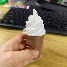 1pc Stretchable Ice Cream Stress Relief Toy, Funny Prop, Magic Ice Cream, Magic Prop, Stress Relief Toy - Multicolor - View 5