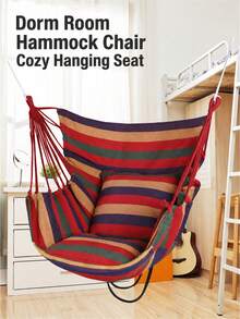 Portable Outdoor Hammock, Hanging Chair, With Hanging Chair, Sturdy Fabric Hanging Chair, Comfortable And Durable Hanging Chair, Perfect For Outdoor, Patio - Multiple Styles and Colors - View 6