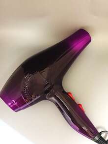 1pc Professional High Power Hair Dryer, Switchable Cold/Hot Air, 3 Adjustable Speed Settings, Equipped With Concentrator Nozzle And Diffuser, High Wind Speed High Rotation High Power, Suitable For Home And Professional Salon Use (Switch Color Based On Final Actual Photo) - Purple - View 8