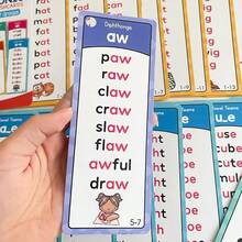 60pcs 117 Set Kartu Flash Pinyin, Termasuk Huruf Ganda, Kombinasi CVC, Pelafalan Vokal Pendek dan Vokal Panjang, Kartu Kata Visual, Cocok untuk Pembelajaran Anak, Mainan Edukasi, Perlengkapan Belajar Anak - MultiWarna - View 7