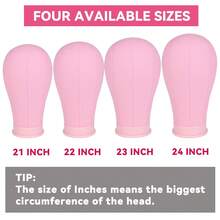 22 Inch Wig Head Mannequin Head For Wigs, Wig Stand With Head For Hair Styling Practice Display Wigs Making Tripod Stand, Halloween - View 4