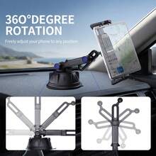 Strong Vacuum Suction Cup Phone And Tablet Holder, Suitable For Car And Desktop, Universal Multi-Function Holder, Suitable For Car, Desktop And Wall - View 4