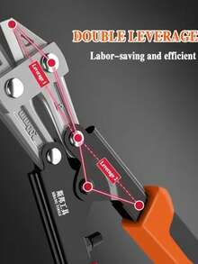 1pc Wire Cutter, Steel Wire Rope Cutter, Multi-Functional Labor-Saving Heavy Duty Pliers, Mini Wire Cutter, Small Steel Cannon, Can Cut Locks, Chains, Wires, Suitable For Home Daily Maintenance, Construction Site, Craft Making, Mechanical Repair, Building Decoration And Other Scenarios - Wire Cutter - View 5