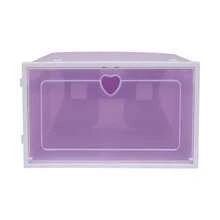 20Pcs Plastic Shoe Boxes Stackable Large Shoe Storage Boxes With Lids - Clear - View 9