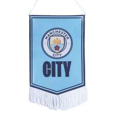 Manchester City FC Mini Pennant - Sky Blue/White - View 1