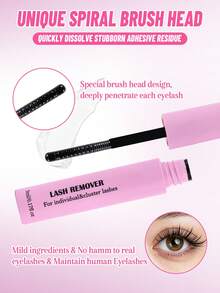 Set Lem Ekstensi Bulu Mata Hypoallergenic 2-in-1 dengan Agen Pengikat, Tahan Lama Hingga 72 Jam, Tahan Air, Cocok untuk Bulu Mata Palsu Cluster DIY, Bulu Mata Palsu untuk Penggunaan di Rumah, Alat Rias, Lem Ekstensi Bulu Mata Campuran Hitam - Lilac Purple - View 7