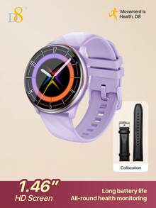 D8 Curved Screen Smartwatch,Ultra-Thin Dual-Sphere Lightweight & Agile Body,1.32-Inch High-Brightness Strong Light AMOLED Touchscreen,IP68 Waterproof, Suitable For Swimming, Running, Sports, Android/IOS Users All-Day Fitness Tracking Smart Wristwatch - View 10