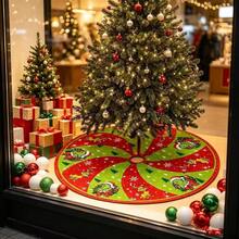 The Grinch 1pc The Christmas Decorations, The English Letters Of The , Couplets At The Entrance Of The Holiday Gate, Outdoor Curtains And Flags - Multicolor - View 1