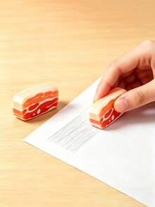 Five-Spice Pork Eraser Creative Imitation Food Shape Funny And Quirky Rubber - Multicolor - View 7