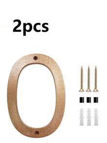 0-9 Number House Plates, Suitable For Outdoor Use. Size 8 Inches, Includes Numbers 0-9 And Letters. Can Be Installed On Doors, Used As Door Plates To Display Address And Other Information. - New Arrival - View 13