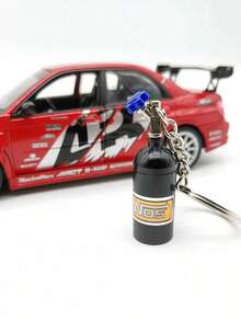 1pc/5pcs/7pcs New Modified Car Keychain NOS Nitrous Bottle Decorative Bottle Keychain - Multicolor - View 15