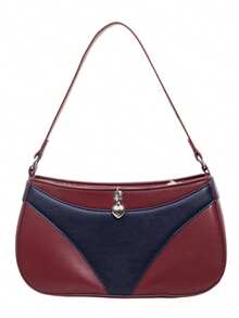 1pc Solid Color PU Leather Women's Shoulder Bag, Commuter Versatile Crossbody Bag With Adjustable Strap - Multicolor - View 7