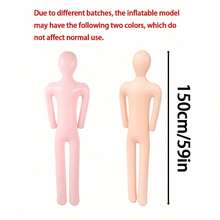 3pcs Inflatable Human Model, Inflatable Dummy, Inflatable Zombie Model - Suitable For Party Events, Prank Games, Practical Role Play, Halloween Decoration Horror Props, Crime Scene, Yard And Home Decor, Scene Setup And More - Inflatable Human Body Model - View 4