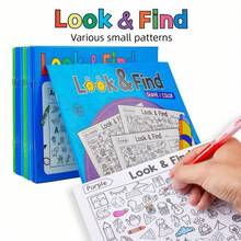 Coloring Practice Book, Suitable For Preschool Children's Logical Thinking Training, Suitable For 3-6 Years Old Children, Preschool Preparation Materials, Fun Math Practice Book, Suitable As Holiday Gift, Classroom Learning Tool, Back To School Supplies - Multicolor - View 5