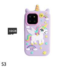 2.8" Touch Screen Unicorn Themed Smartphone For Kids, Dual Camera, 32GB Storage, Educational Games & Music Player, Perfect Christmas/Birthday Gift For 3-9 Year Old Girls - Multicolor - View 19